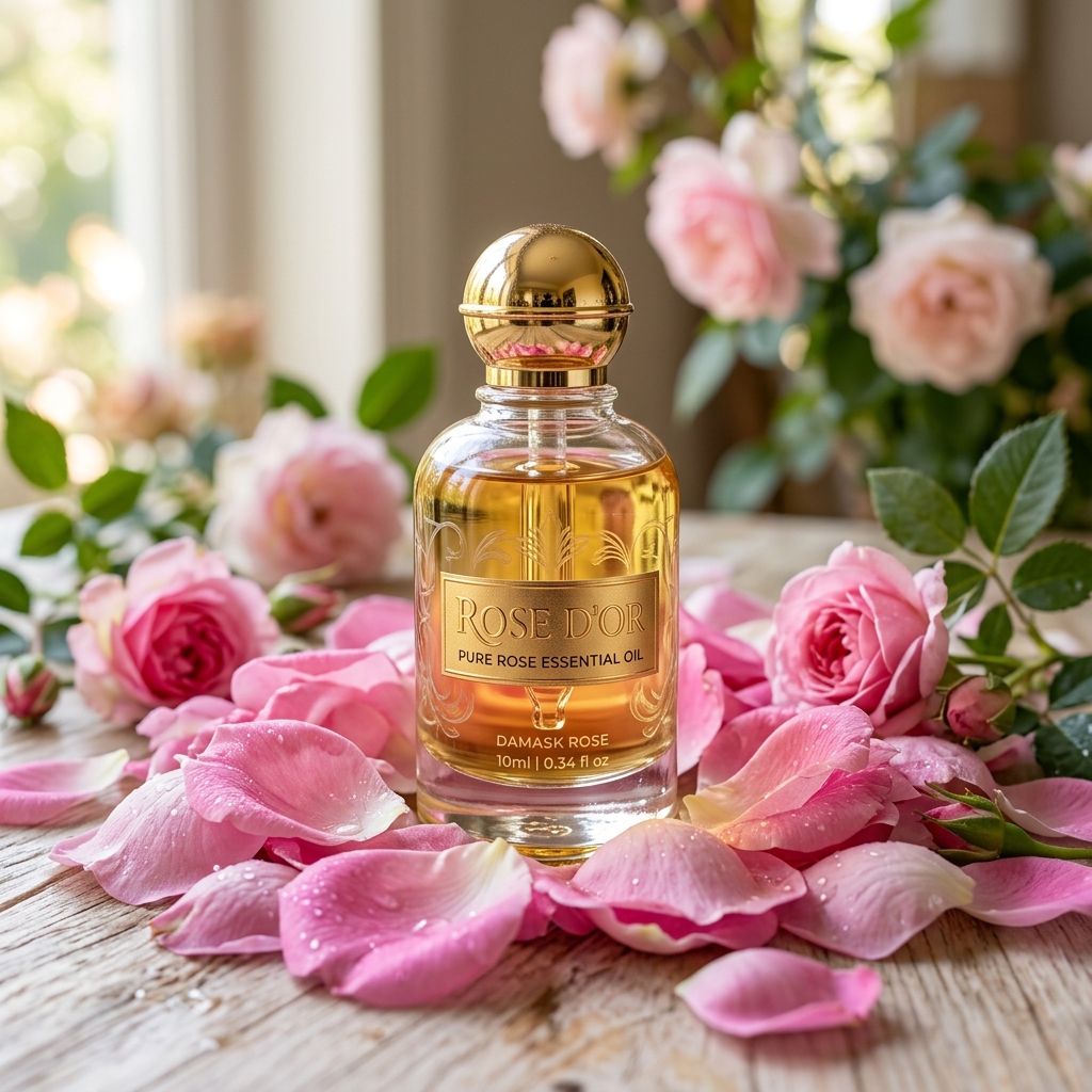 Pure Rose Oil (Gulab Attar)